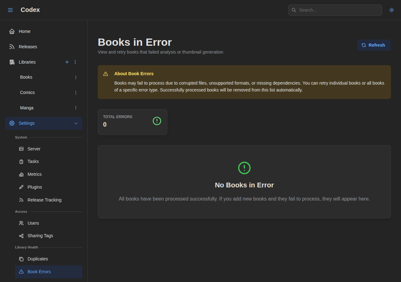 Book Errors